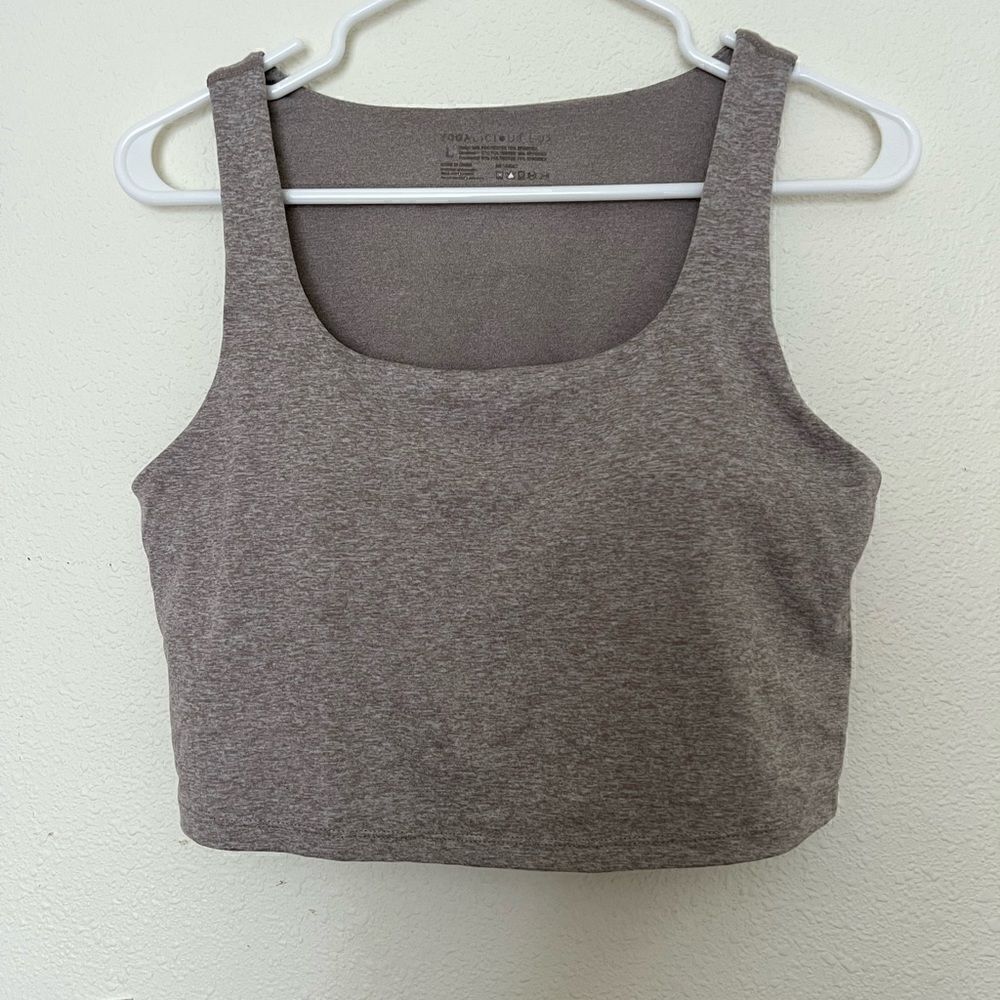 NWOT Yogalicious Lux Cropped Tank Top L